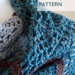 close up scheepjes whirl crochet shawl