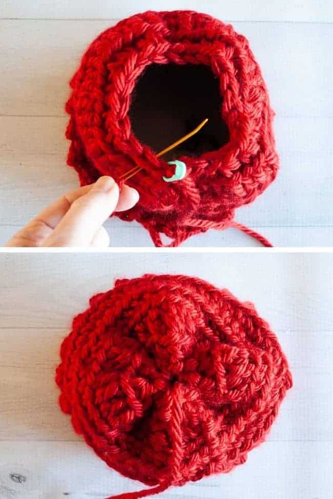 How To Close The Top Of A Crochet Hat - Quick! With Video