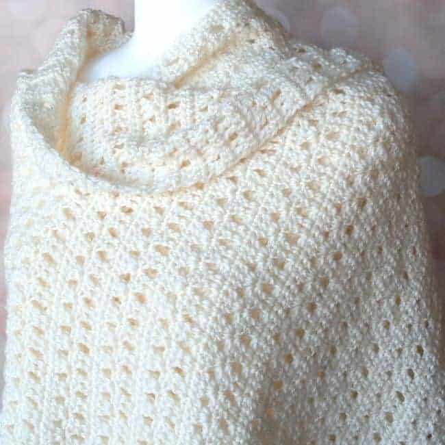 Easy Breezy Crochet Shawl Bulky Weight Yarn 