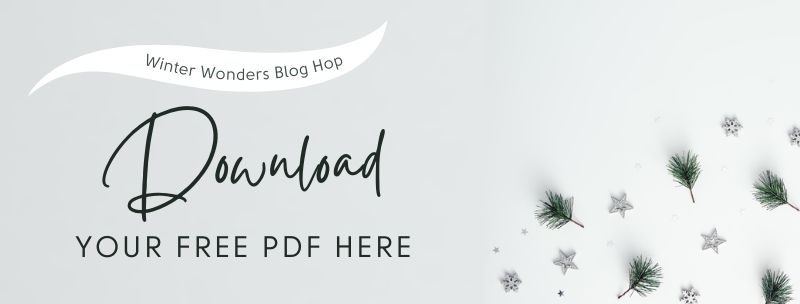 button stating winter wonders blog hop download your free pdf here