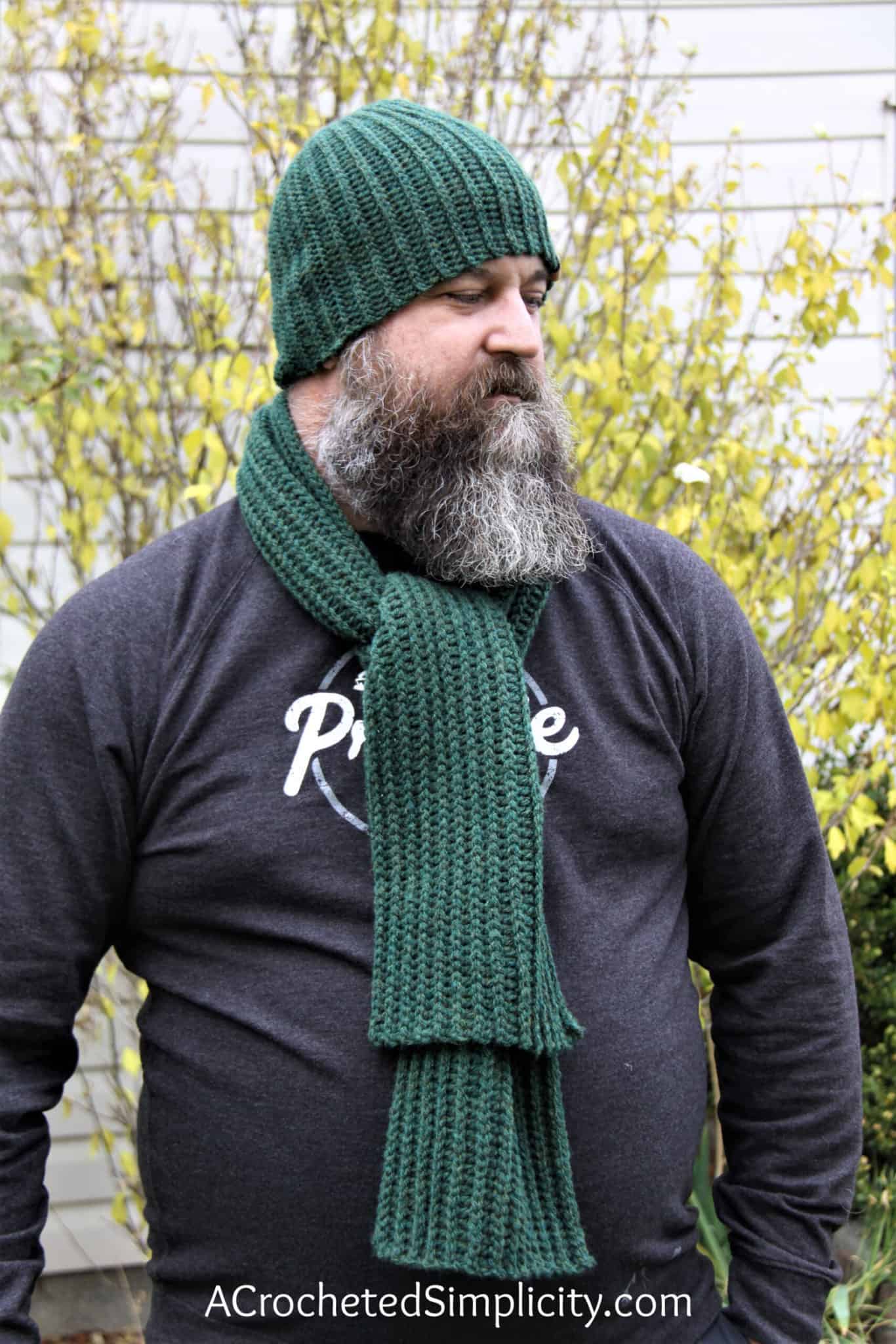 30+ Free Crochet Scarf Patterns for Men Crafting Each Day