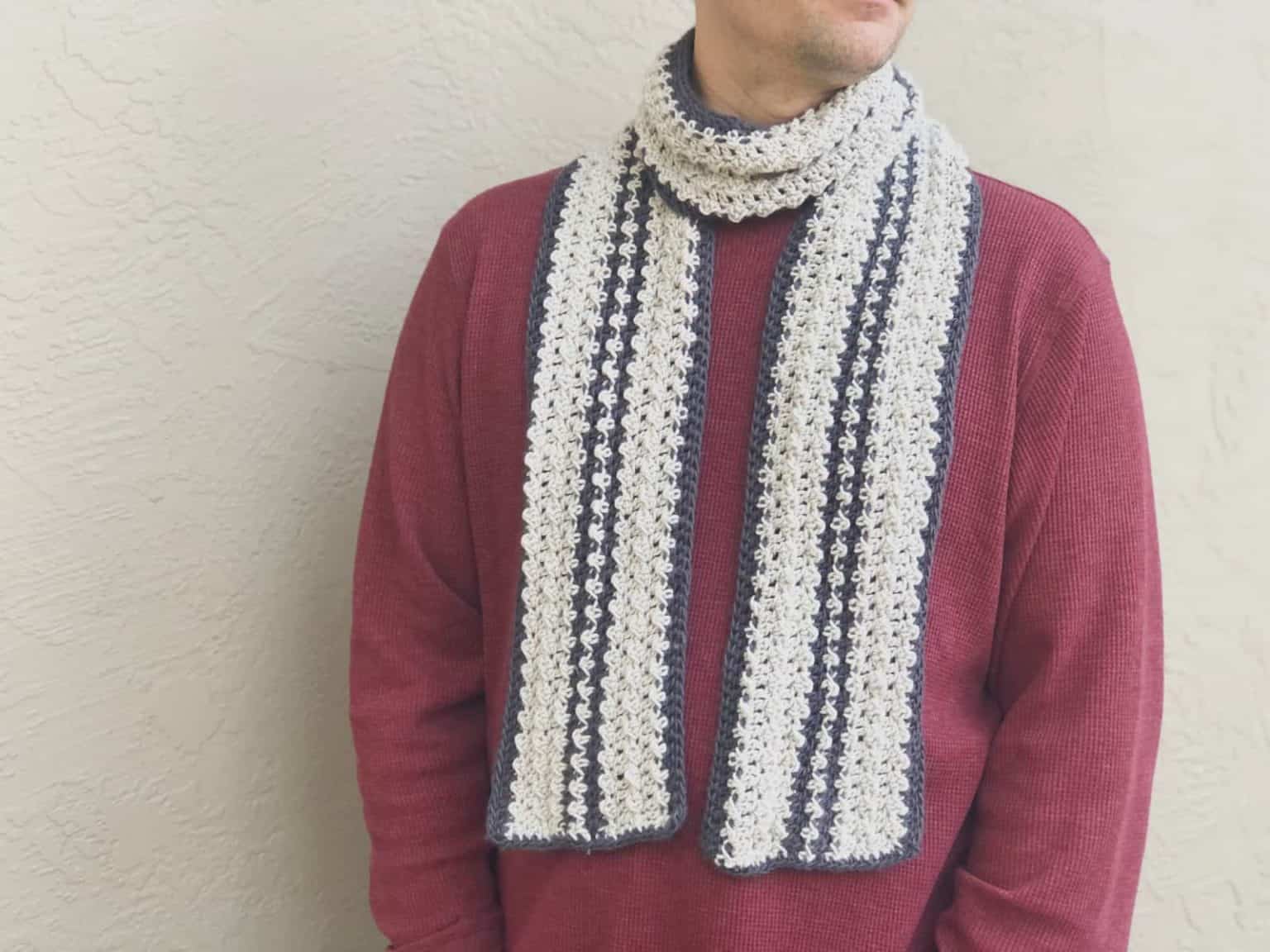 30+ Free Crochet Scarf Patterns for Men Crafting Each Day