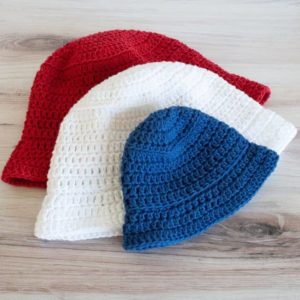 Quick Crochet Bucket Hat Free Pattern in Eight Sizes - Crafting Each Day