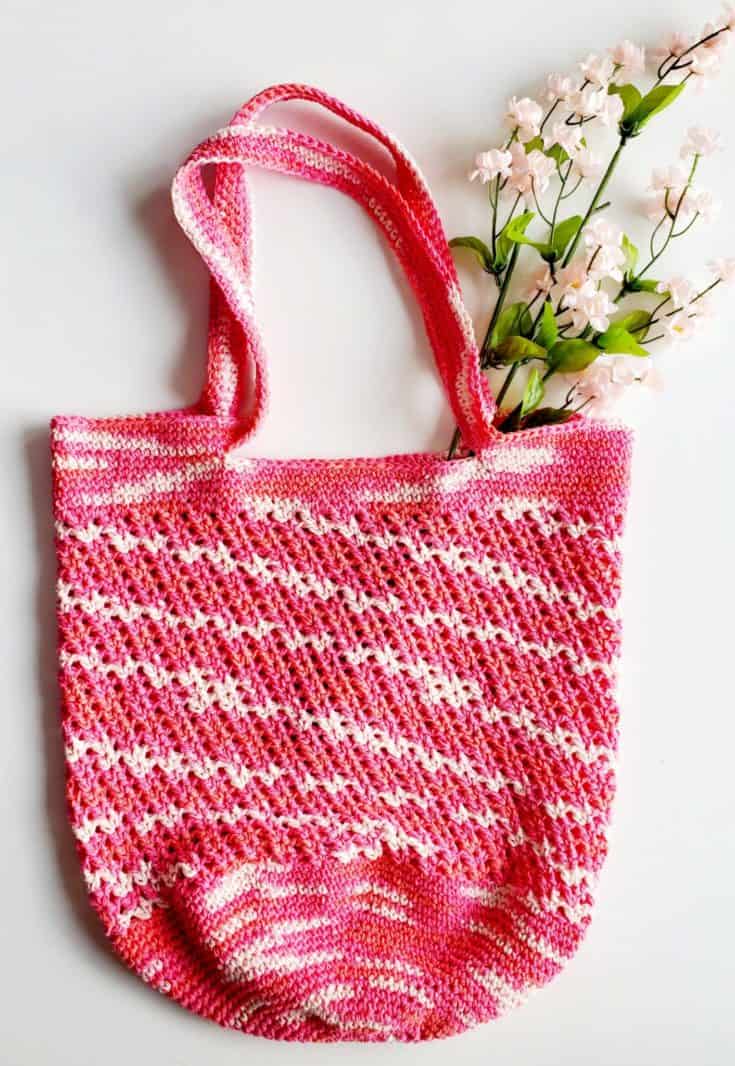 Free Blossom Crochet Tote Bag Pattern - Nicki's Homemade Crafts