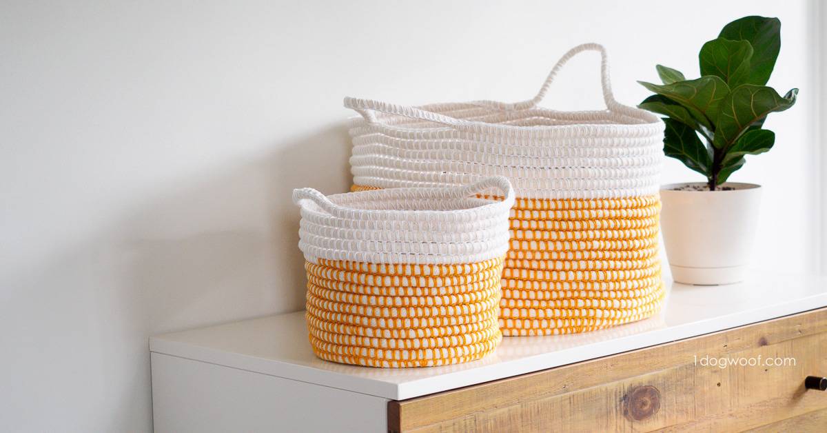 63 Free Crochet Basket Patterns for Fun Quick Storage Crafting Each Day