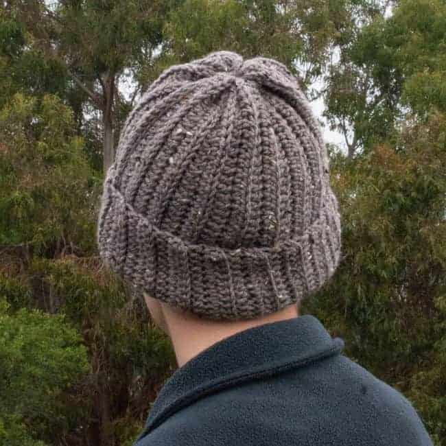 Mens Crochet Hat Pattern SUPER BULKY Fishermans Cap for Boys and